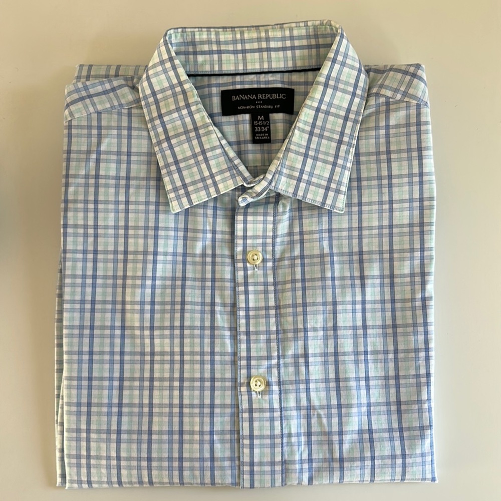 Noniron standard fit button down